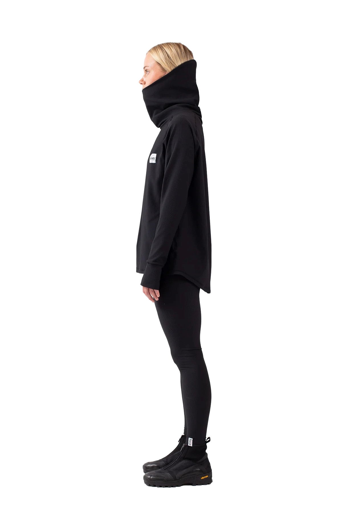 2026 EIVY WMNS LOOSE FIT GAITER RIB TOP BLACK