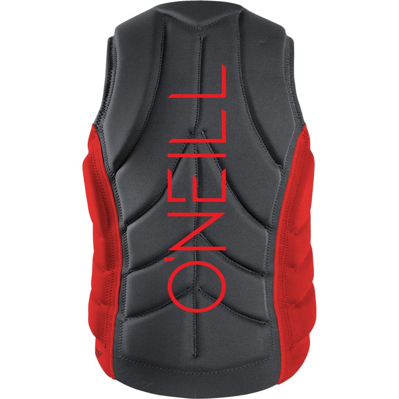 2023 O'NEILL MENS SLASHER FULL-ZIP COMP VEST GRAPH/RED