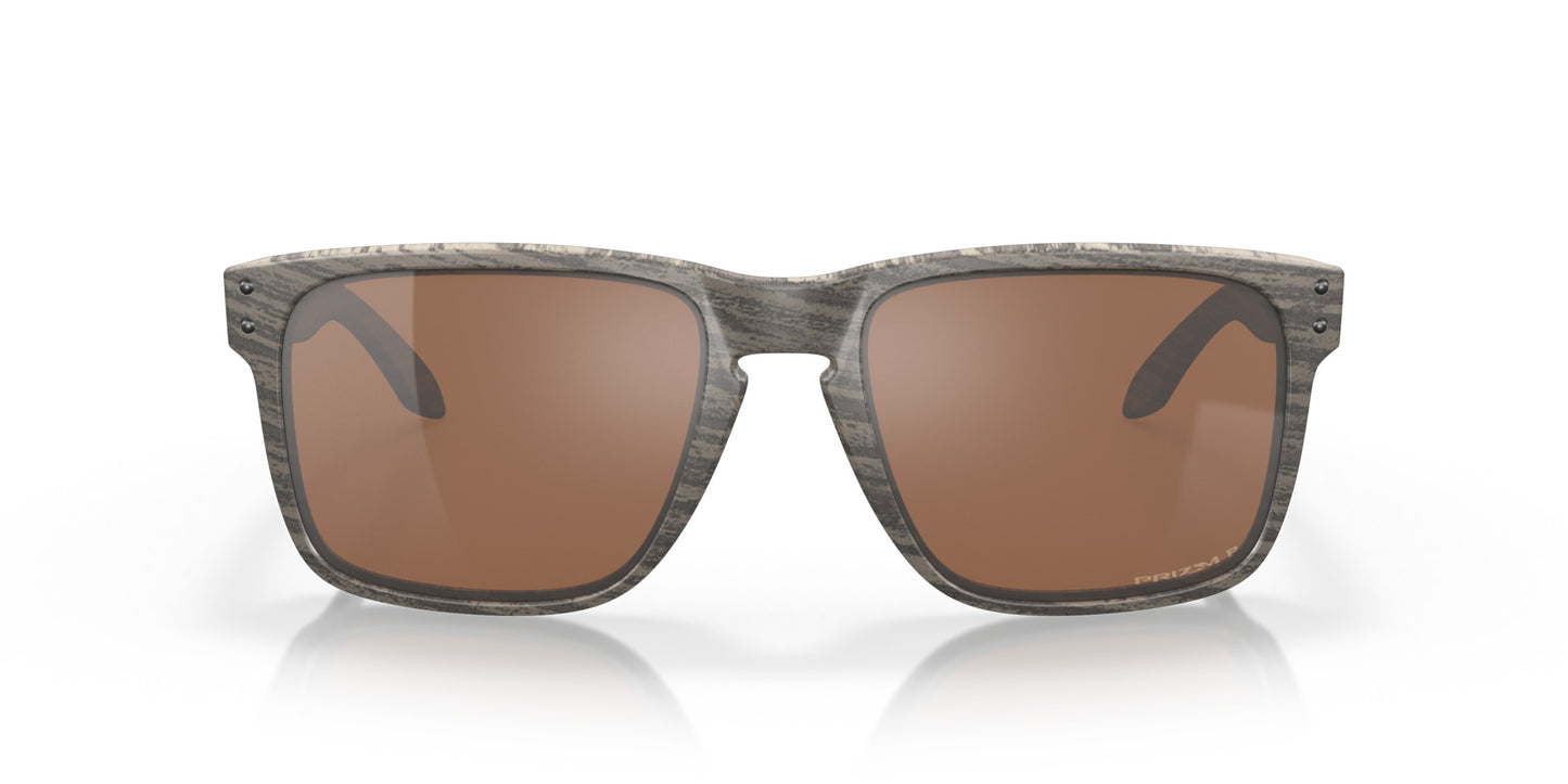 OAKLEY HOLBROOK XL WOODGRAIN SUNGLASSES w/PRIZM TNGSTN POLAR