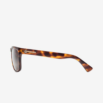 ELECTRIC KNOXVILLE XL MATTE TORT SUNGLASSES w/ BRNZ LENS