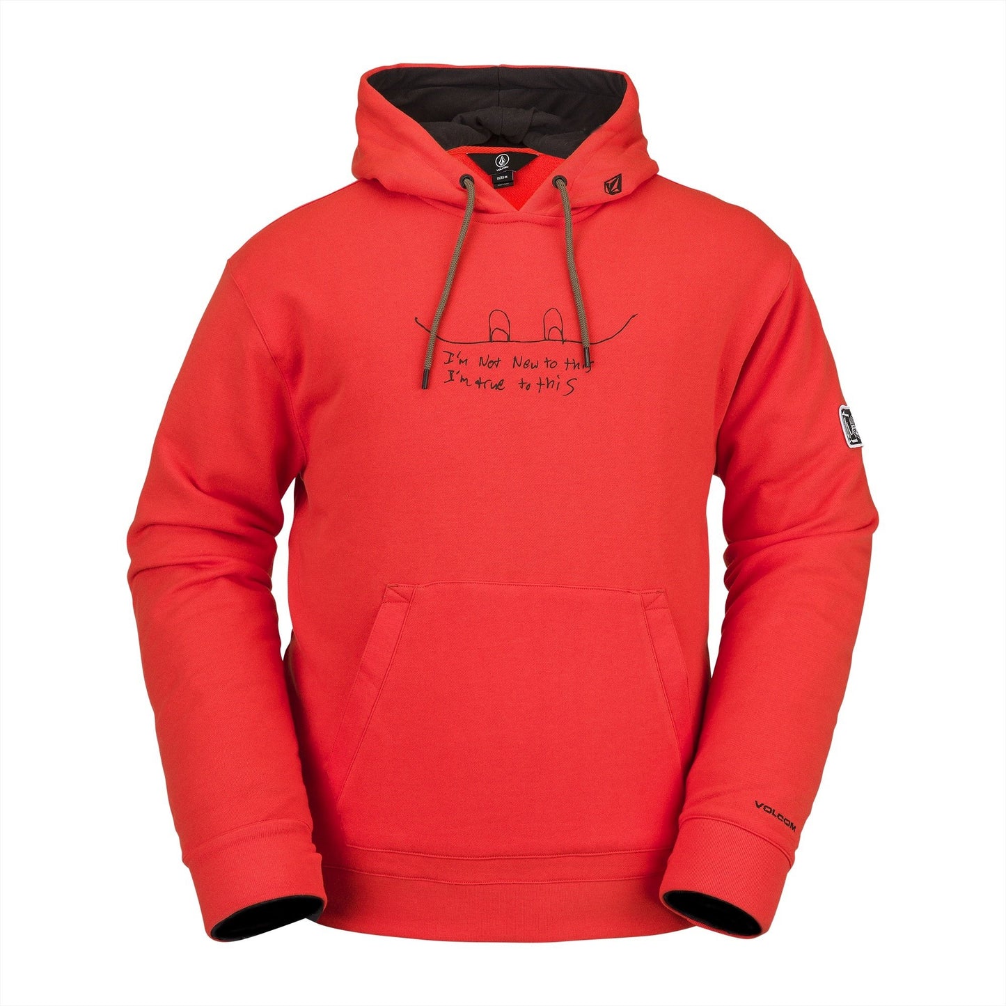 2022 VOLCOM JLA PULLOVER FLEECE ORANGE