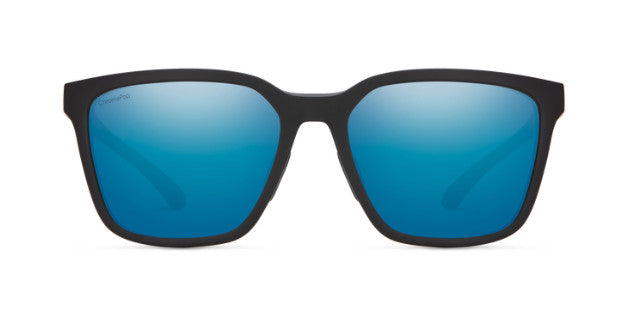 SMITH SHOUTOUT MATTE BLACK SUNGLASSES w/ CP PLR BLU MRR