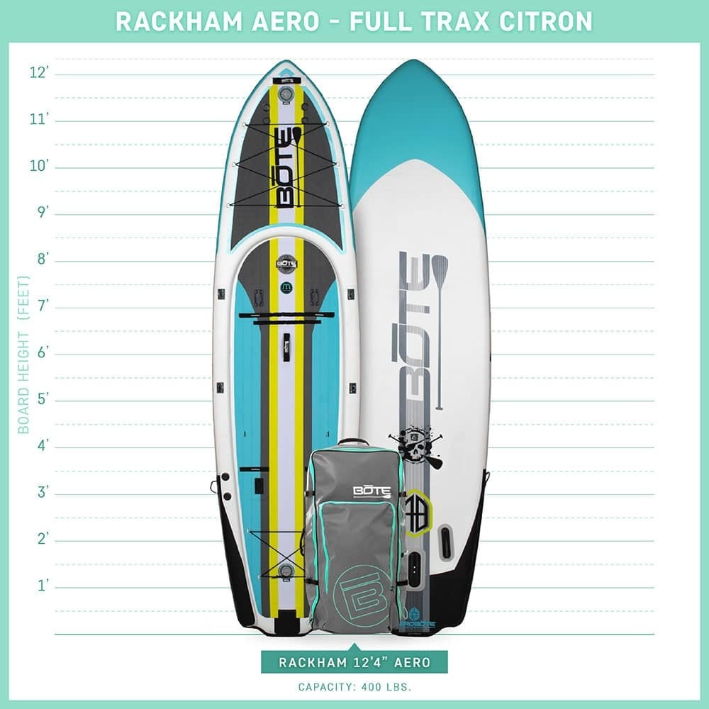 2021 BOTE RACKHAM AERO 12'4" SUP - CITRON