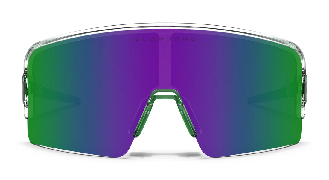 BLENDERS ECLIPSE X2 SUNGLASSES ADVENTURELAND w/ CLEAR / GREEN POLAR