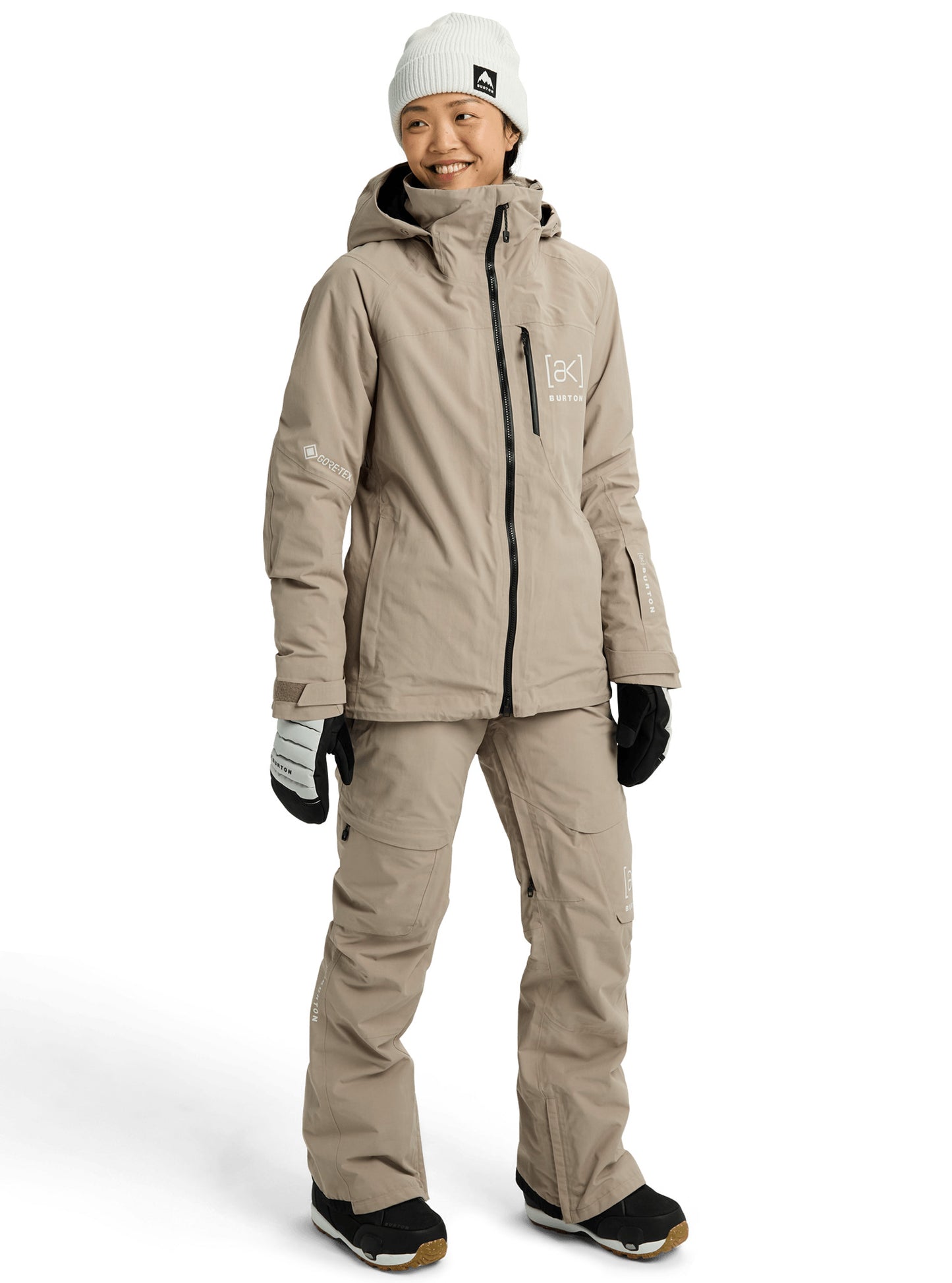 2026 BURTON WMNS AK GORE EMBARK JACKET SUMMIT TAUPE