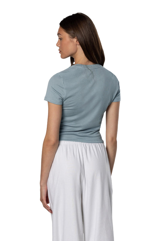 TEAMLTD WMNS BABY SS TEE SP26 BLUE