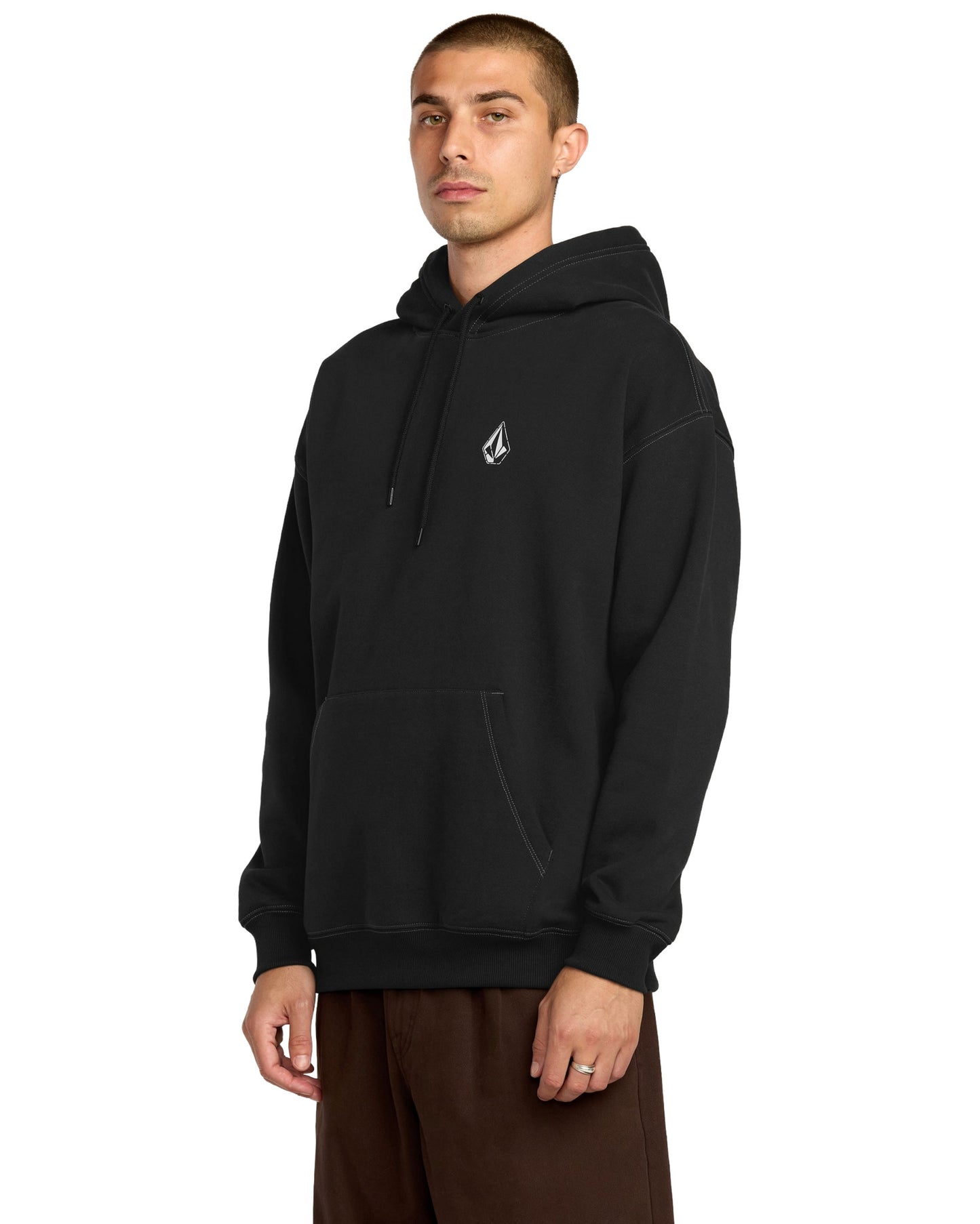 VOLCOM MENS SKIDDER PO HOODY FA25 (BLK) BLACK