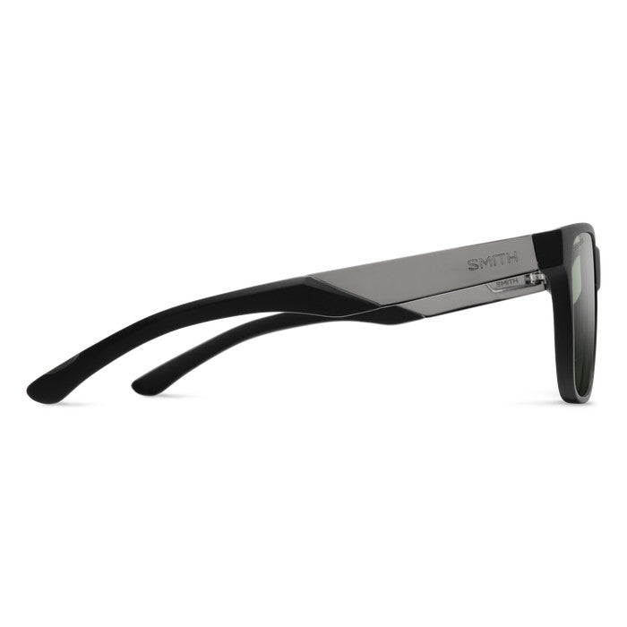 SMITH LOWDOWN STEEL MATTE BLK RTH SUNGLASSES W/PC CP PLR GG