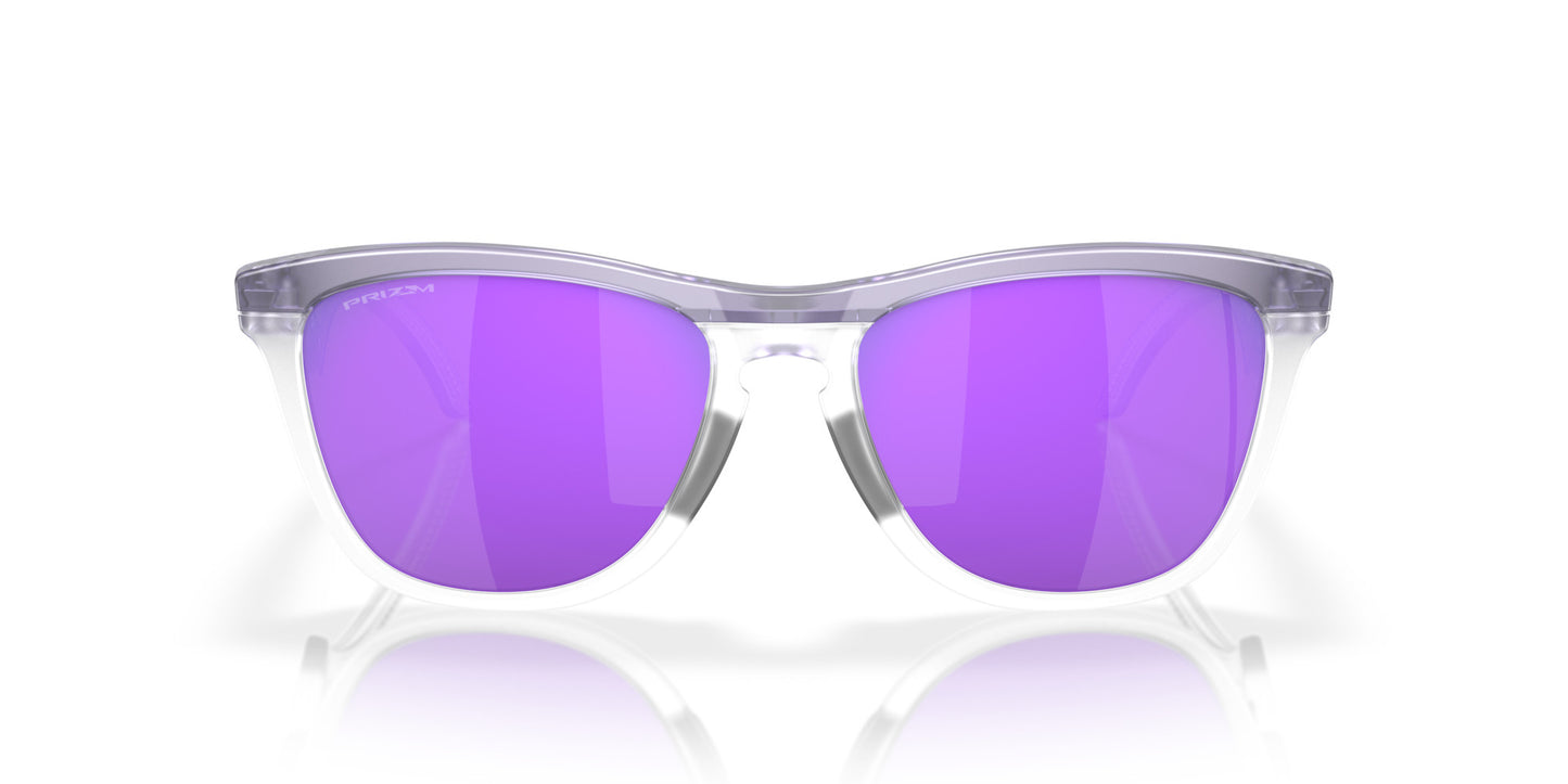 OAKLEY FROGSKINS HYBRID TRANS LILAC/CLEAR SUNGLASSES w/ PRIZM VIOLET LENS