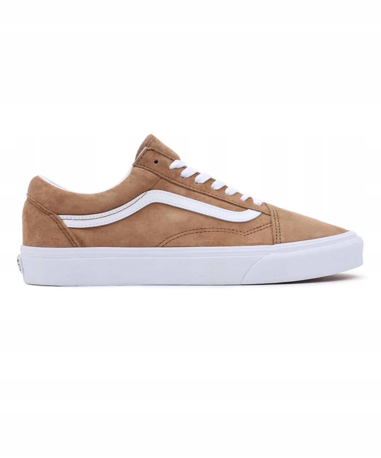 VANS MENS OLD SKOOL PIG SUEDE SHOE SP23 TOBACCO BROWN