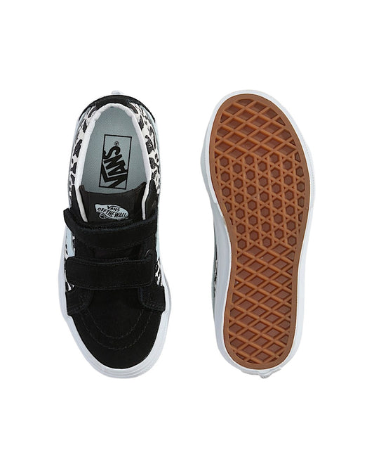 VANS TODDLER BOYS SK8-MID REISSUE V SHOES FA25 (0331) LEOPARD GLITTER