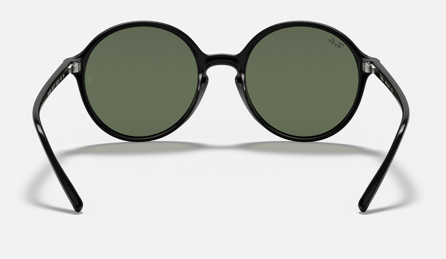 RAY-BAN RB4304 SUNGLASSES BLACK w/ DARK GRN