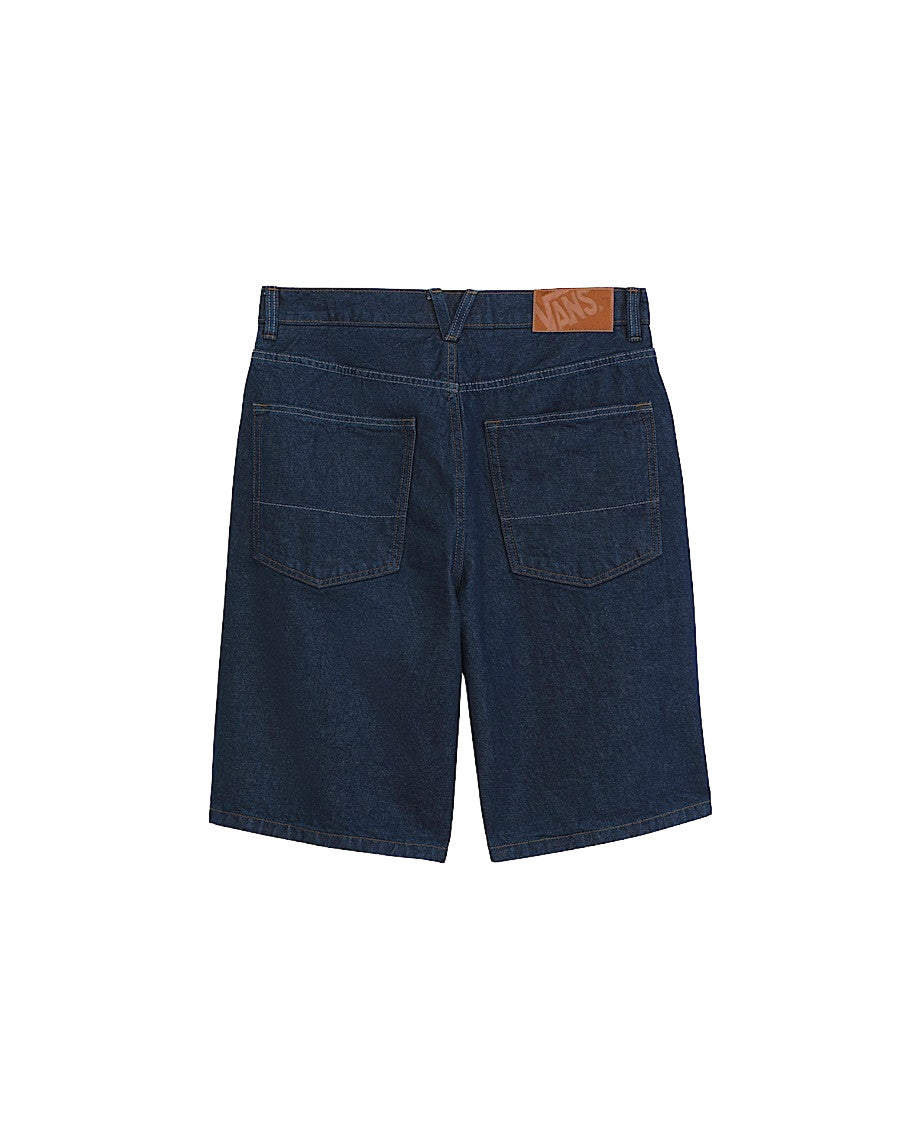 VANS MENS CHECK-5 BAGGY DENIM SHORTS SP26 (DRR) DARK RINSE