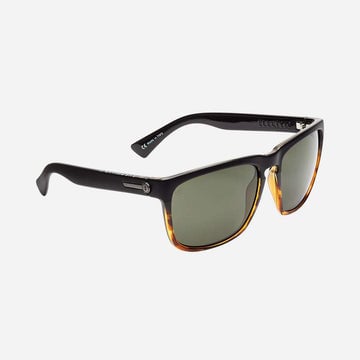 ELECTRIC KNOXVILLE XL DARKSIDE TORT SUNGLASSES w/ GRY PLR LENS