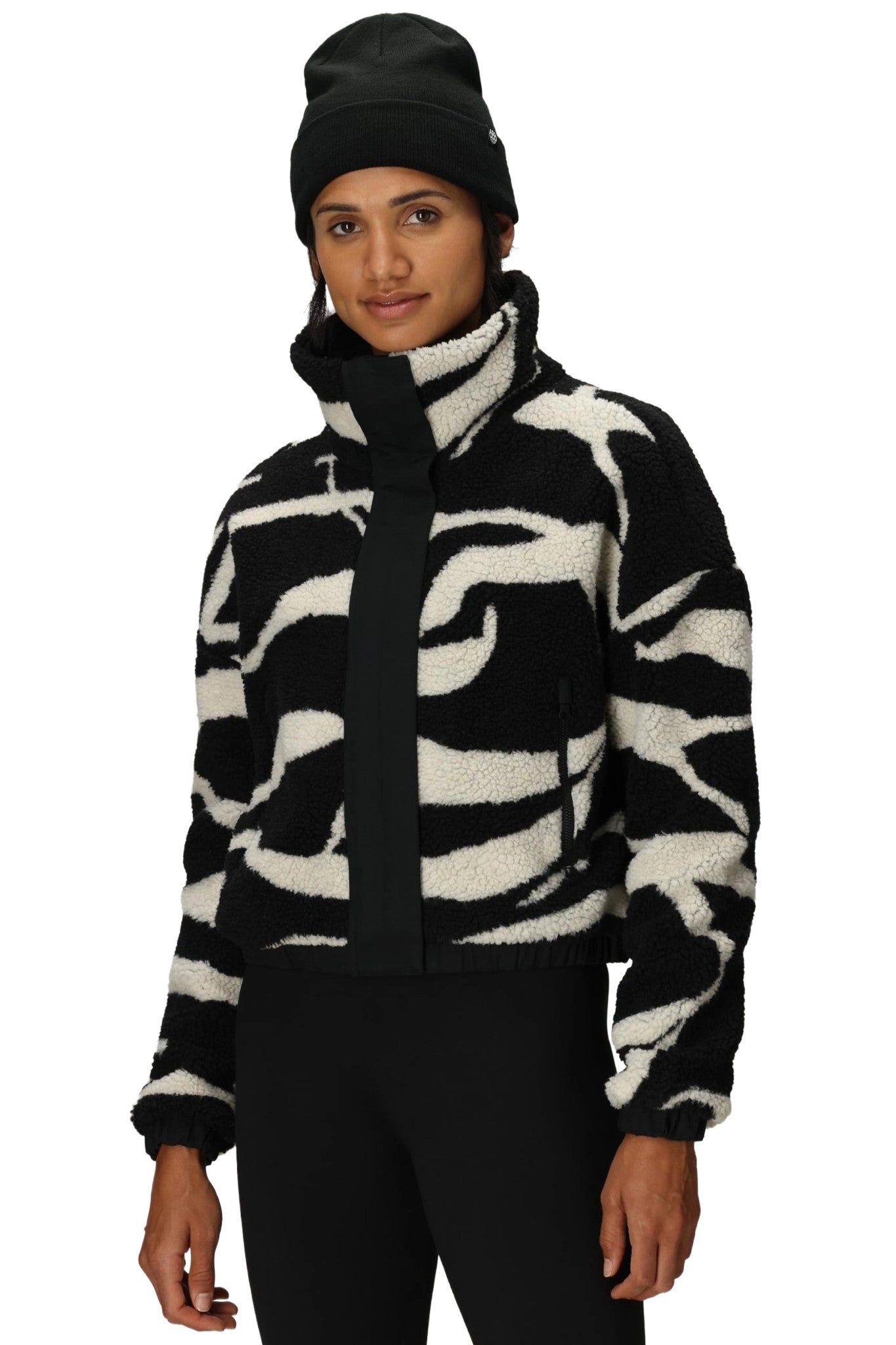 2026 686 WMNS OUTPOST SHERPA JACKET BLACK VAPORS
