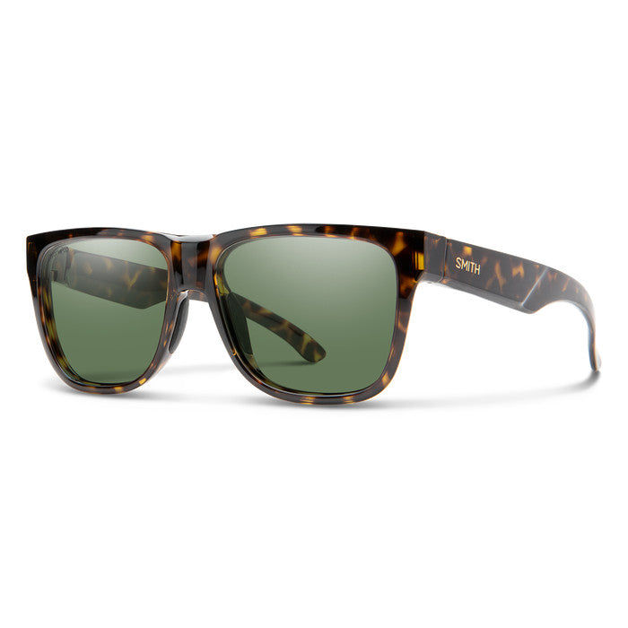 SMITH LOWDOWN 2 VINTAGE TORT SUNGLASSES w/PC CP PLR GRY GRN