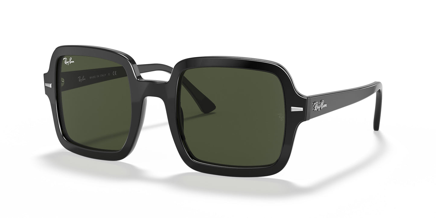 RAY-BAN RB2188 SUNGLASSES BLACK w/ G-15 GRN