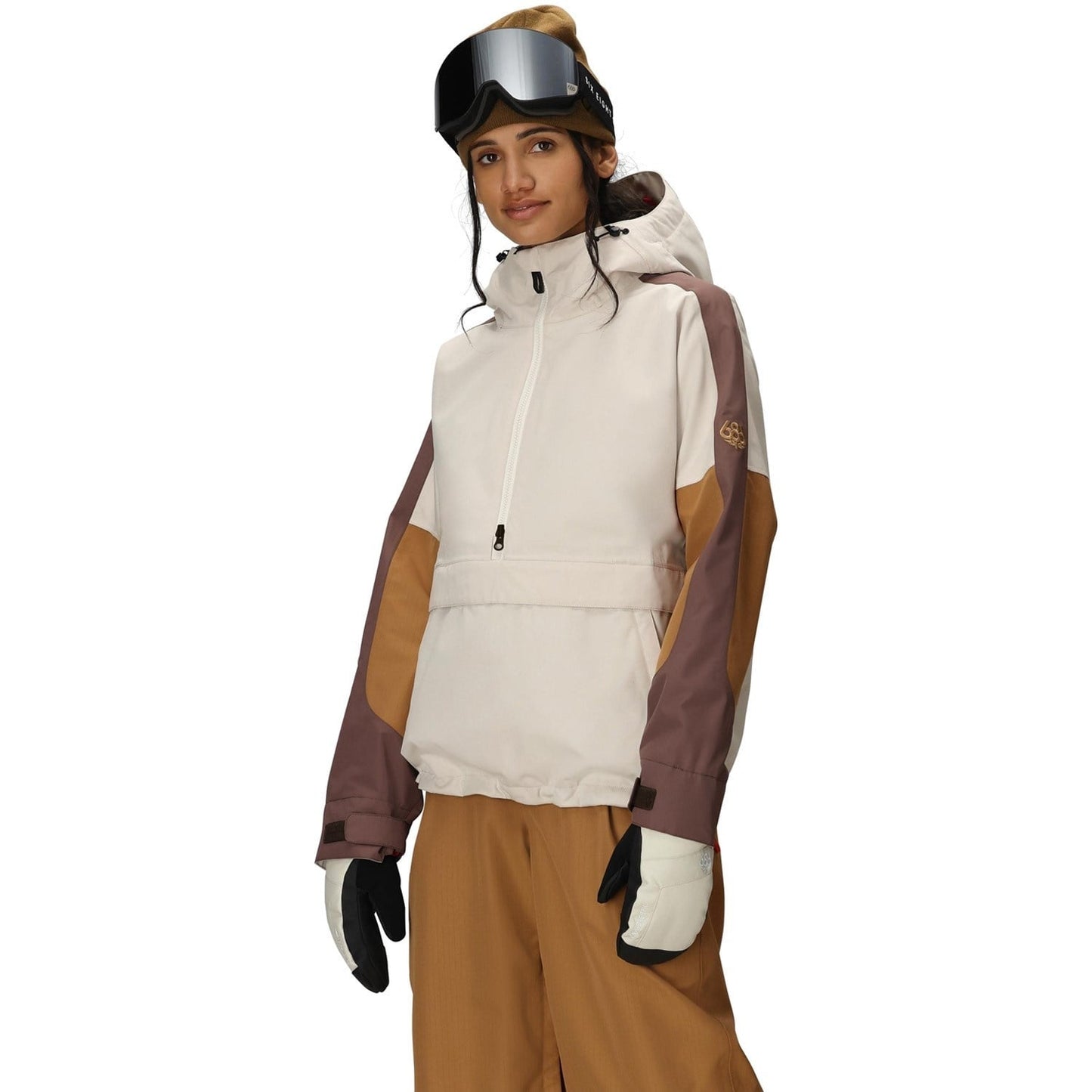 2026 686 WMNS OUTLINE SHELL ANORAK LMSTN CLRBLK