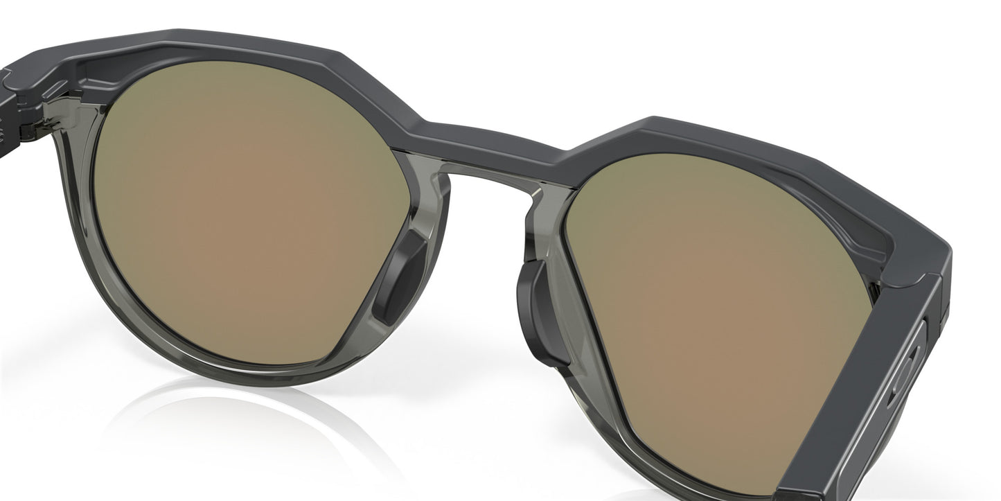 PLX OAKLEY HSTN MATTE CARBON SUNGLASSES w/ PRIZM RUBY LENS