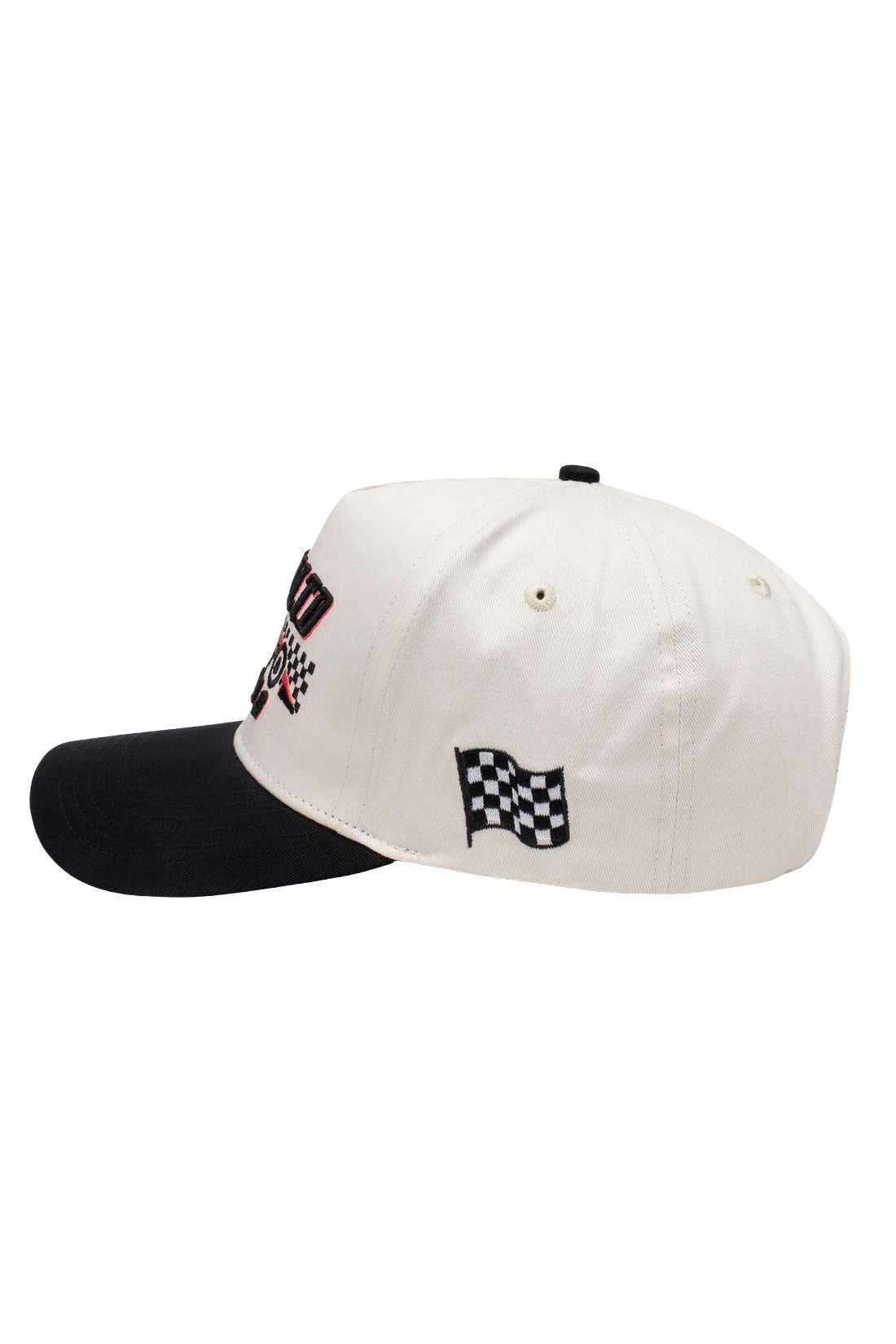 TEAMLTD MENS CHAMPIONS SNAPBACK HAT SP26 WHITE/BLACK