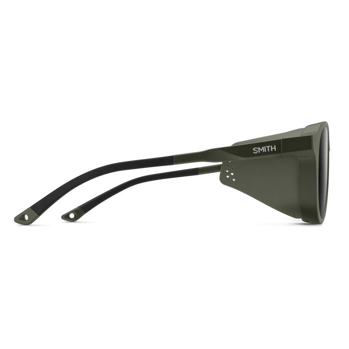 SMITH VENTURE MATTE MOSS SUNGLASSES w/PC CP PLR BLK