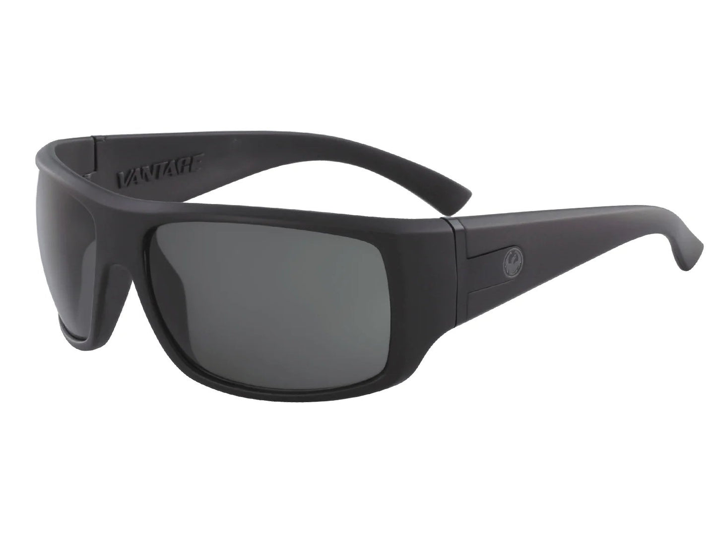 DRAGON VANTAGE MATTE STEALTH SUNGLASSES w/ LL SMOKE LENS