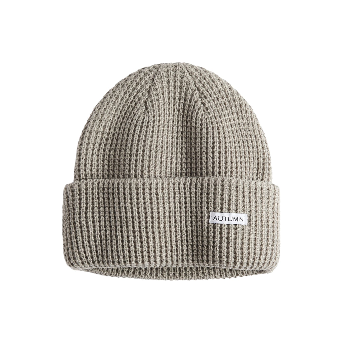 2026 AUTUMN WAFFLE BEANIE STONE