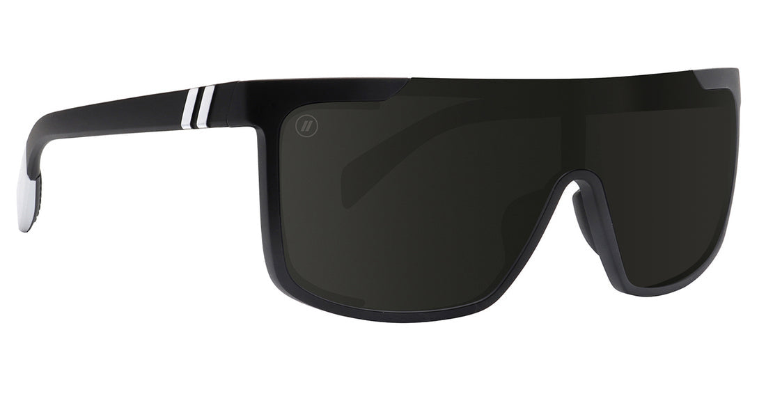 BLENDERS ACTIVE SCI-FI SUNGLASSES BLACKLINE w/ GLOSS BLACK  / SMOKE PC POL