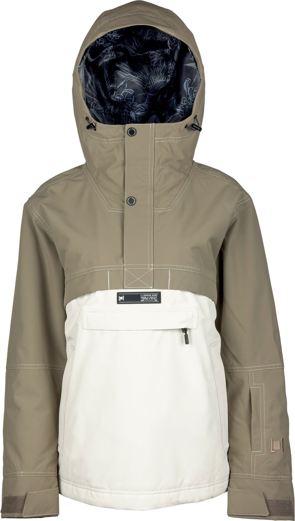 2026 L1 WMNS PROWLER JACKET FOSSIL/CREAM
