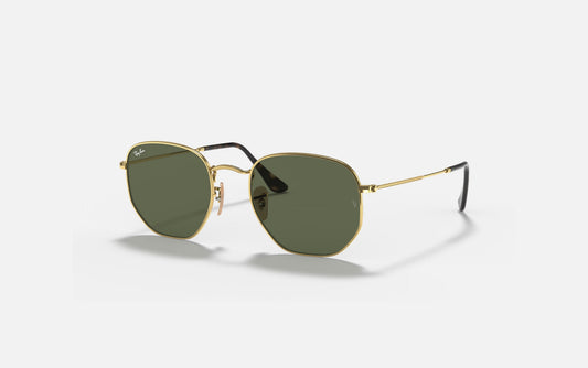 RAY-BAN HEXAGONAL SUNGLASSES ARISTA w/ G15 GRN