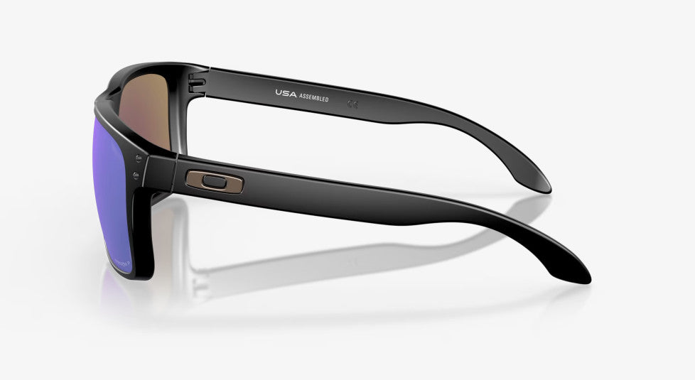 OAKLEY HOLBROOK XL MATTE BLK SUNGLASSES w/ PRIZM SAPPHIRE IRID PLR LENS