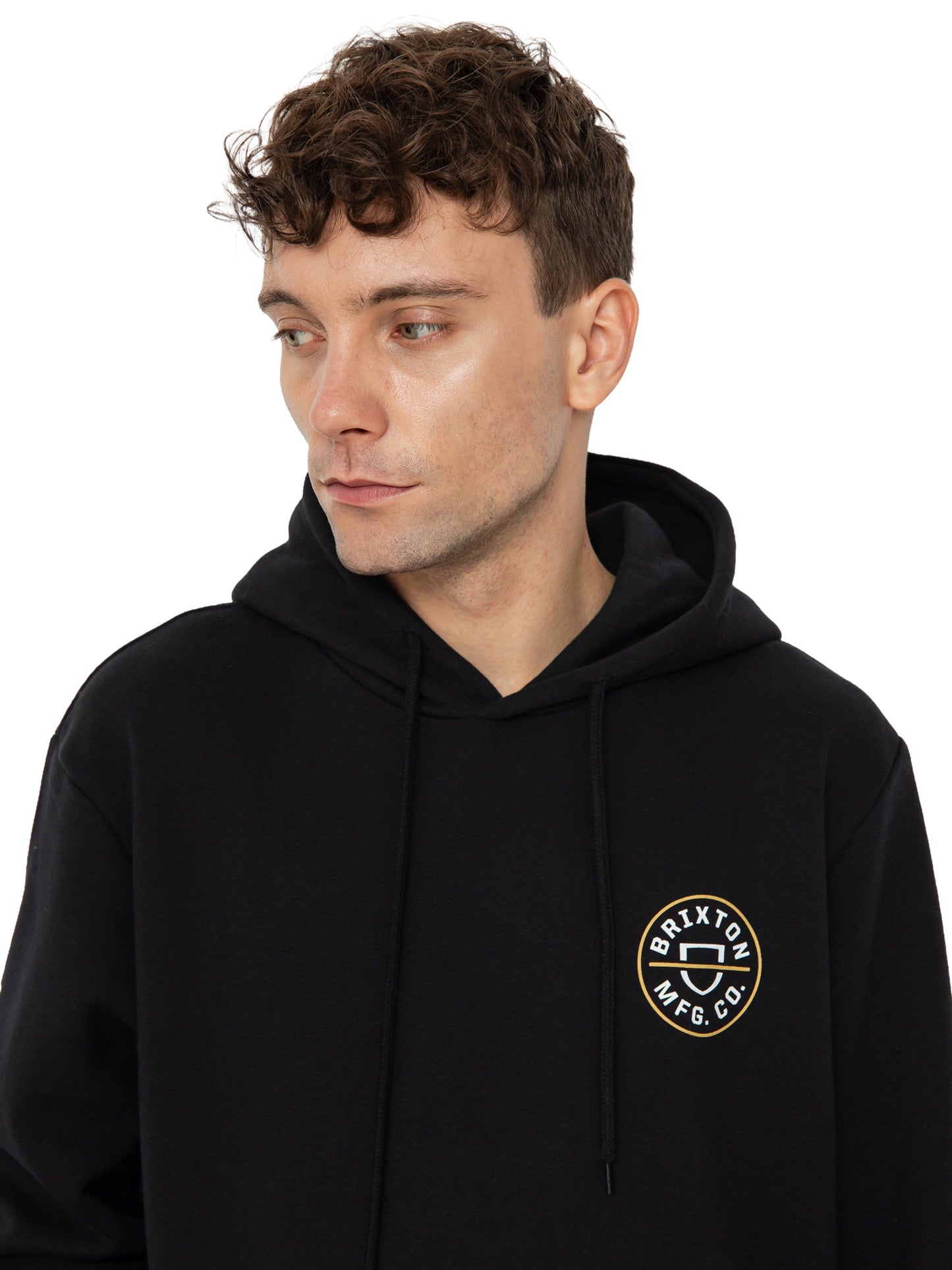BRIXTON MENS CREST HOODY FA23