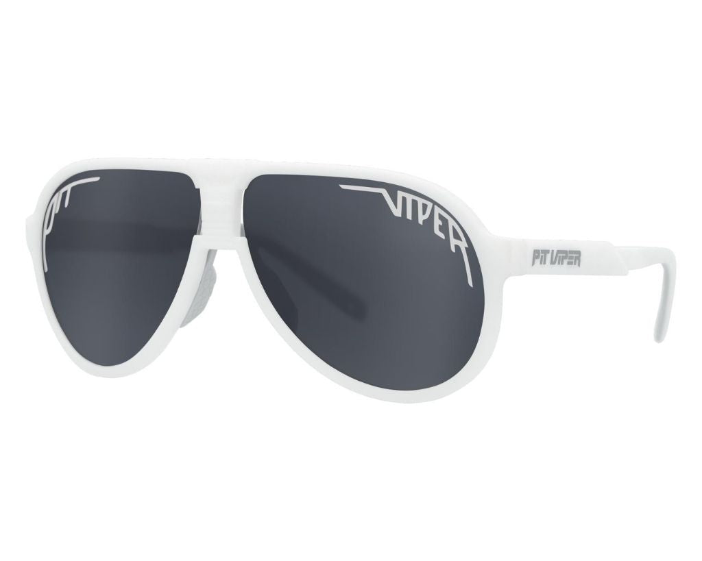 PIT VIPER THE JETHAWK SUNGLASSES THE MIAMI NIGHTS wPOLARIZED SILVER