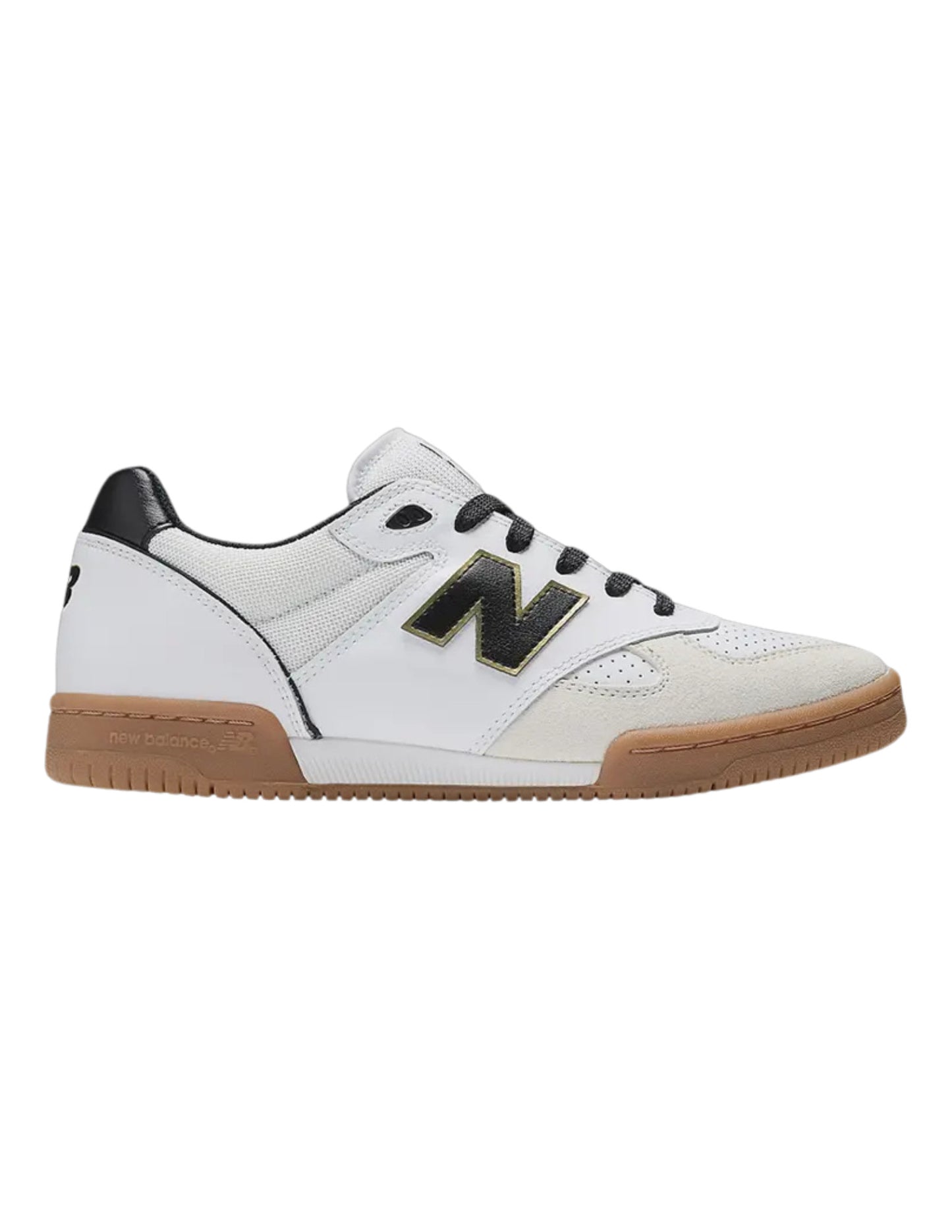 NEW BALANCE MENS NUMERIC 600 KNOX SHOE SP25 WHITE/BLACK