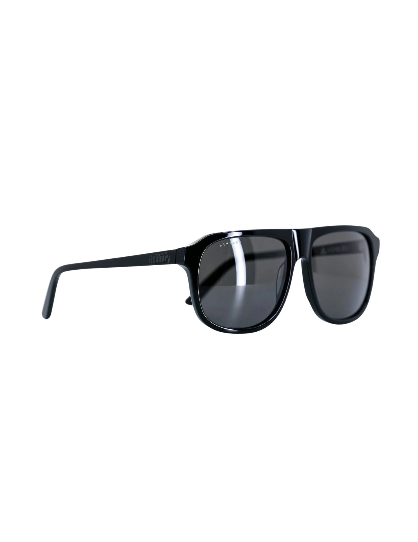 ASHBURY SMOKESTACK LIGHTNING SUNGLASSES - BLACK GLOSS
