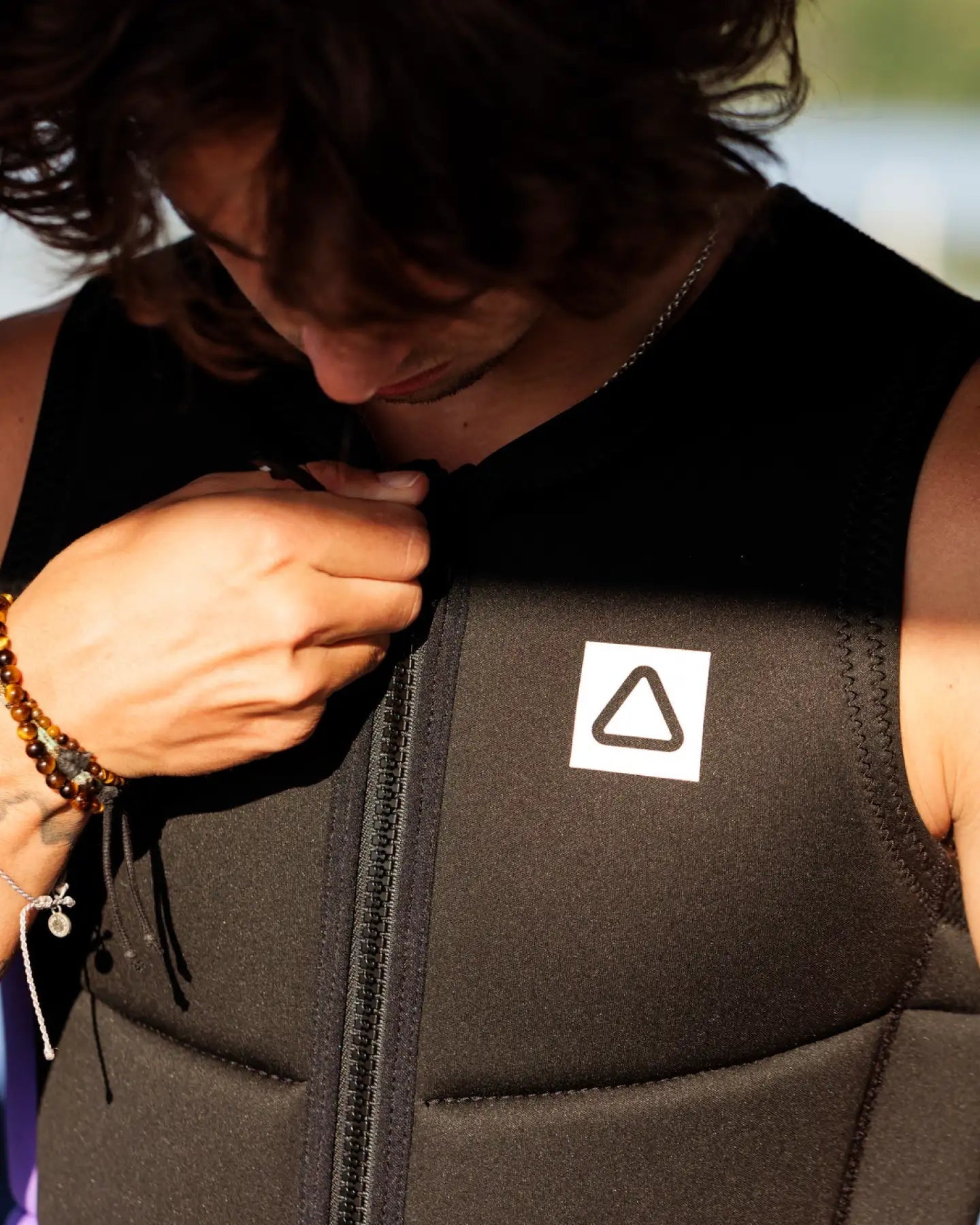 2025 FOLLOW MENS CORP VEST BLACK/PURPLE