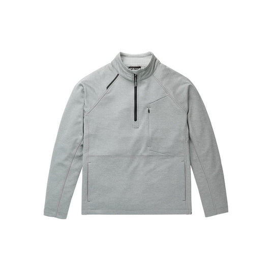 2023 BURTON WMNS MULTIPATH GRID 1/4 ZIP FLEECE SHARKSKIN