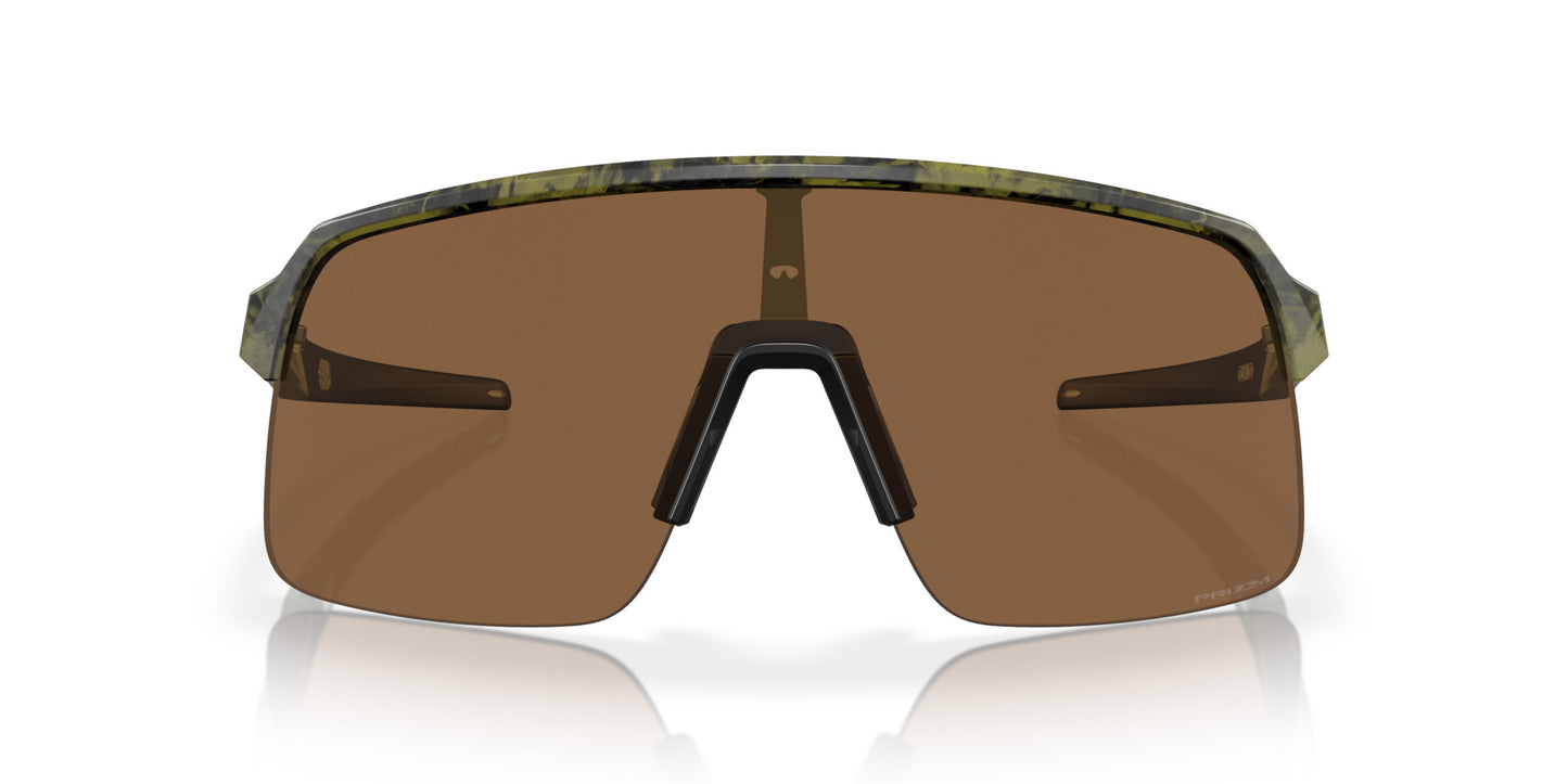 OAKLEY SUTRO LITE MATTE TRANS. FERN SWIRL SUNGLASSES w/ PRIZM BRONZE LENS