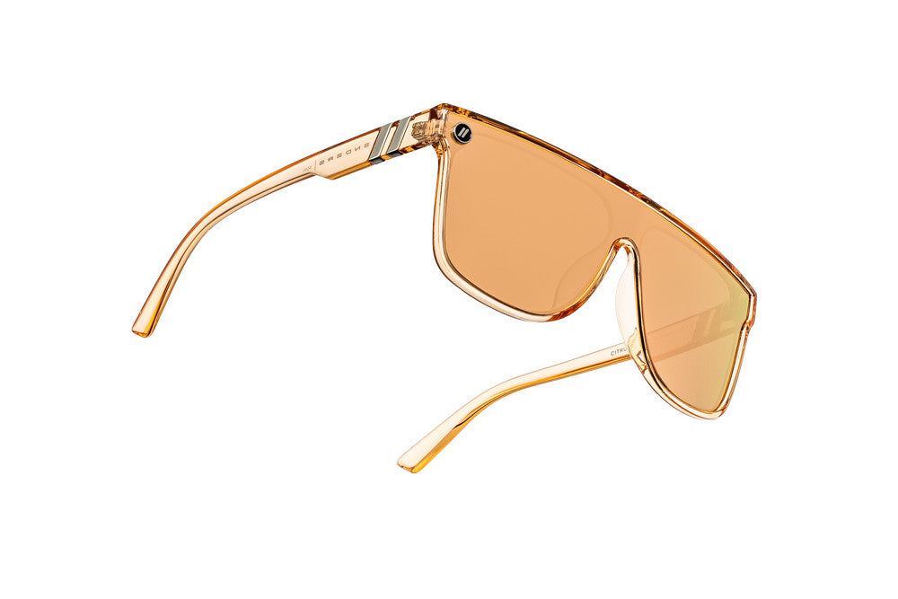 BLENDERS SCI FI CITRUS BLAST SUNGLASSES TAN w/ PINK PLR LENS