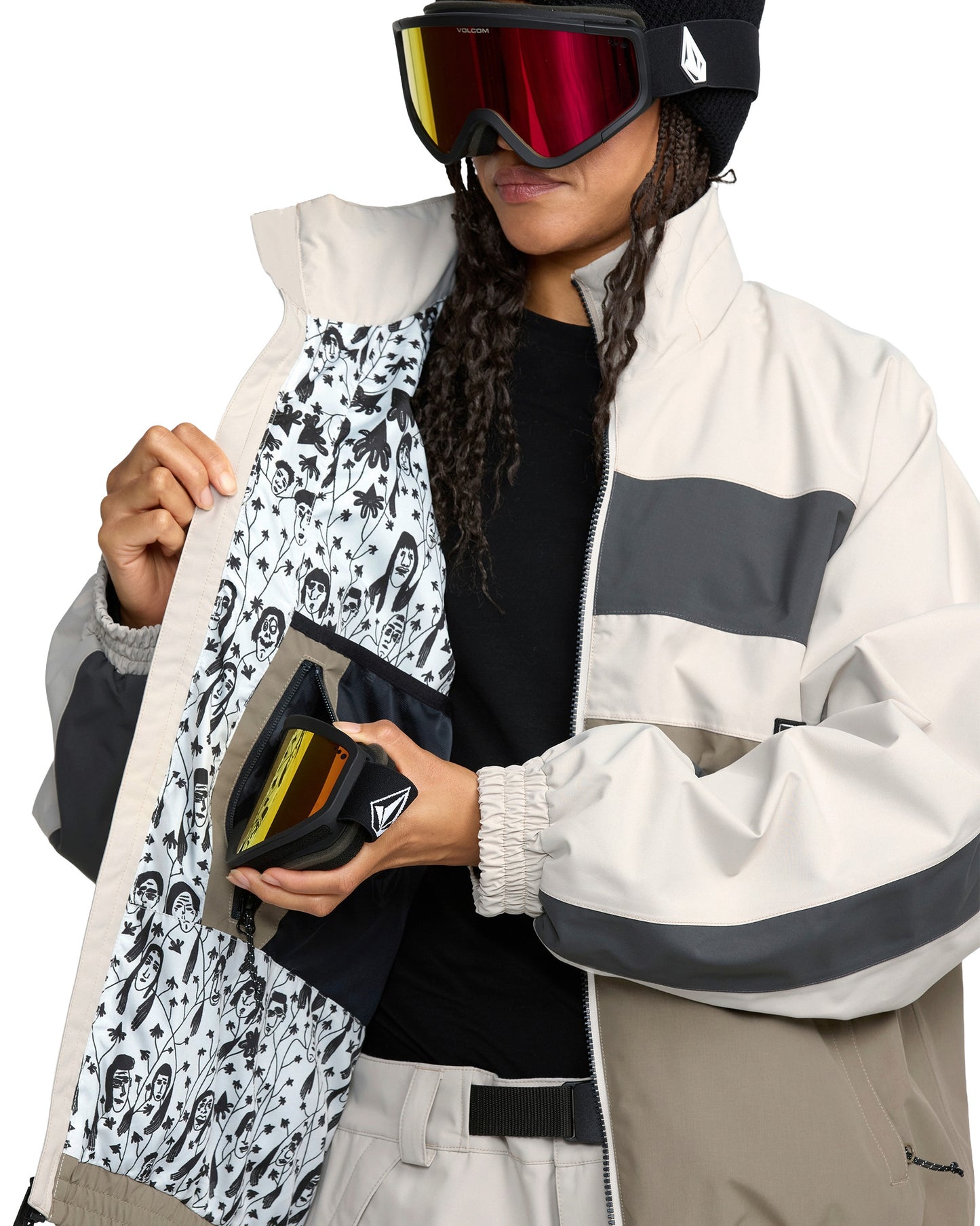 2026 VOLCOM WMNS DLM JACKET STONE