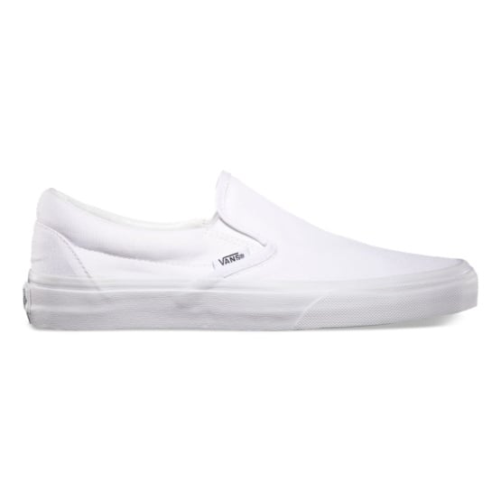 VANS MENS CLASSIC SLIP-ON SHOES HO21 TRUE WHITE