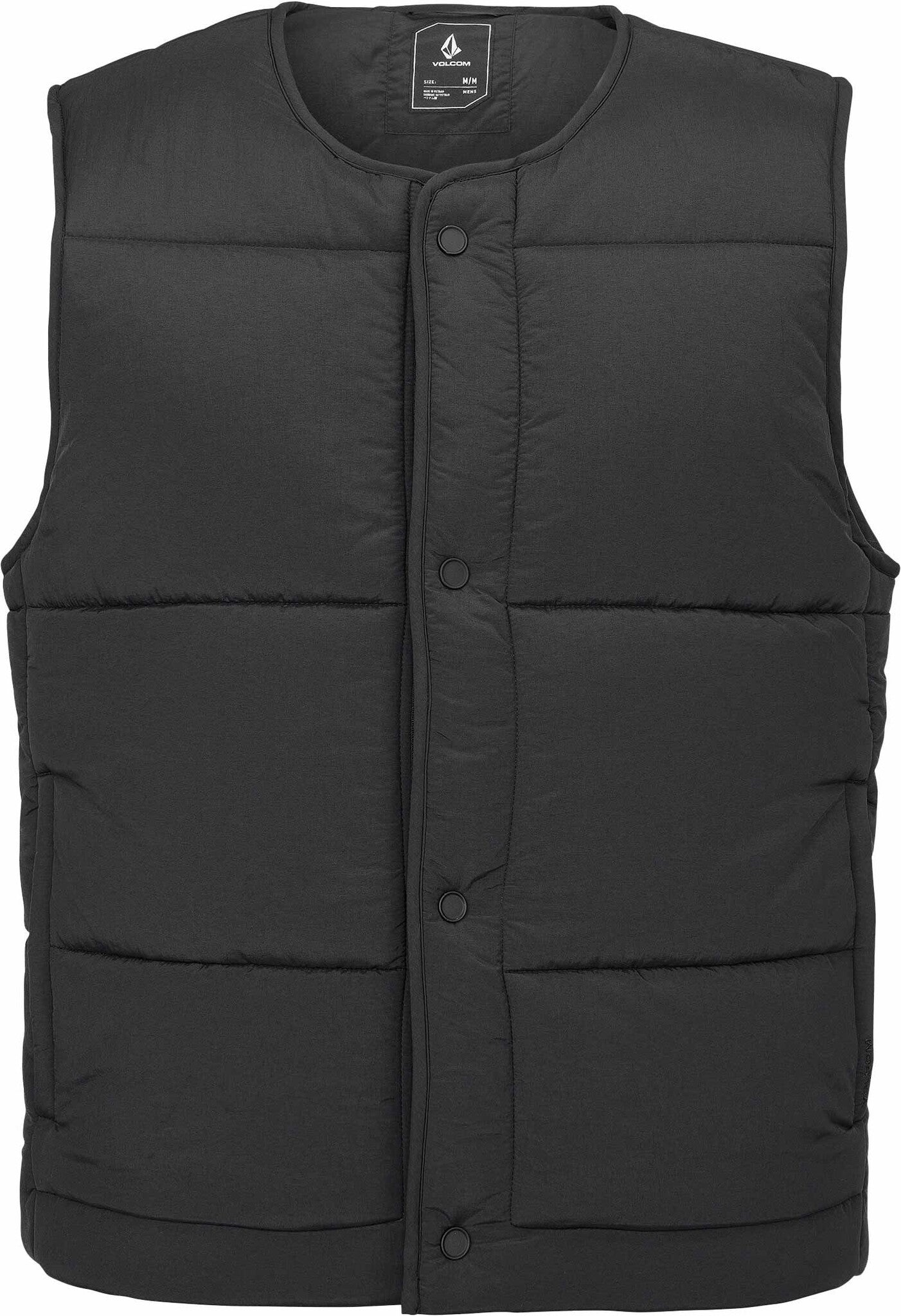 2025 VOLCOM LAYERED UP VEST BLACK