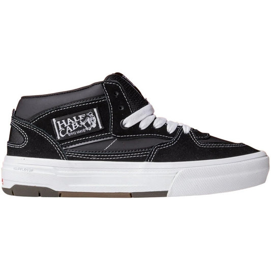 VANS MENS SKATE HALF CAB WAFFLECUP SHOES SP26 (BA2) BLACK/WHITE