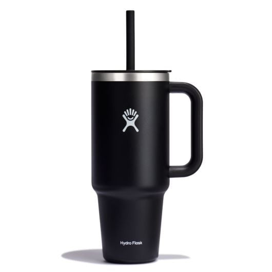 HYDRO FLASK 40OZ ALL ROUND TRAVEL TUMBLER SU24 BLACK