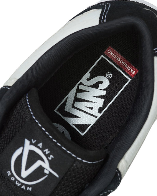 VANS MENS ROWAN 2 SHOES SP26 (BZW) BLACK/WHITE