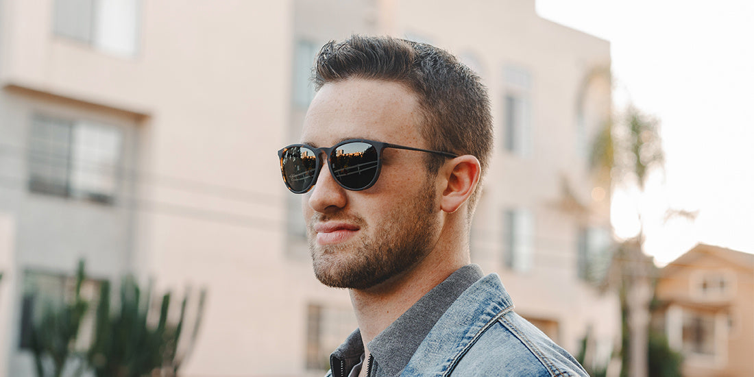 BLENDERS NORTH PARK VOLCANO JACK BROWN TORT SUNGLASSES w/ GREY PLR LENS