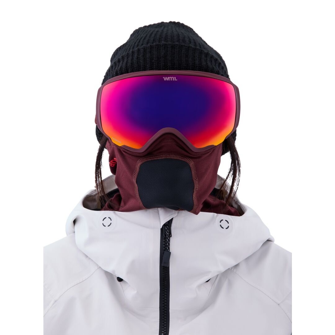 2023 ANON WM1 MFI GOGGLE W/ SPARE MLBRY/PRCV SUN RED