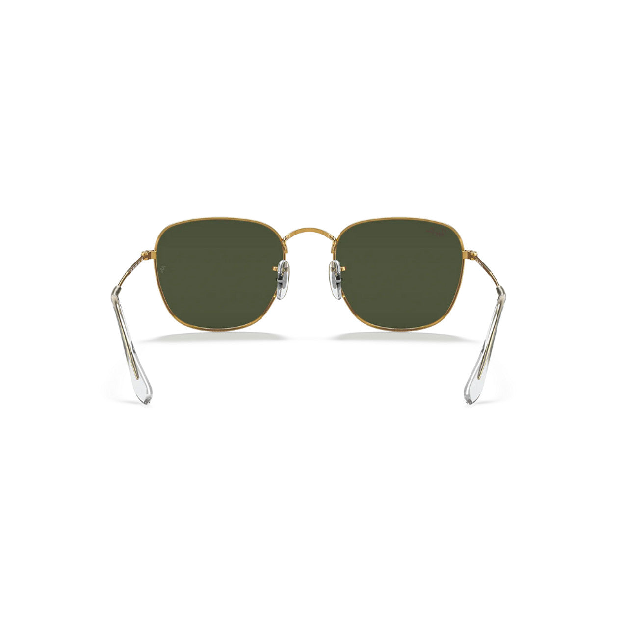 RAY-BAN HEXAGONAL SUNGLASSES GOLD w/ GRN PLR