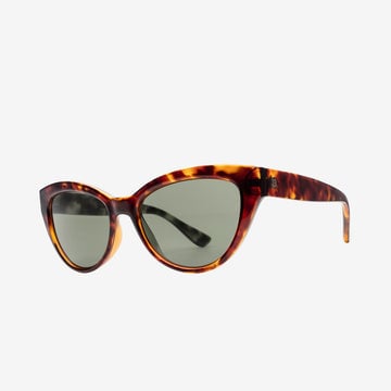 ELECTRIC INDIO GLOSS TORT SUNGLASSES w/ GRY PLR LENS