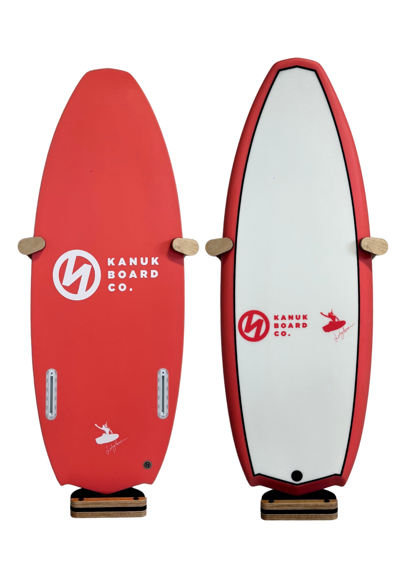 2026 KANUK LILY PRO WAKE SURF BOARD - CHERRY RED